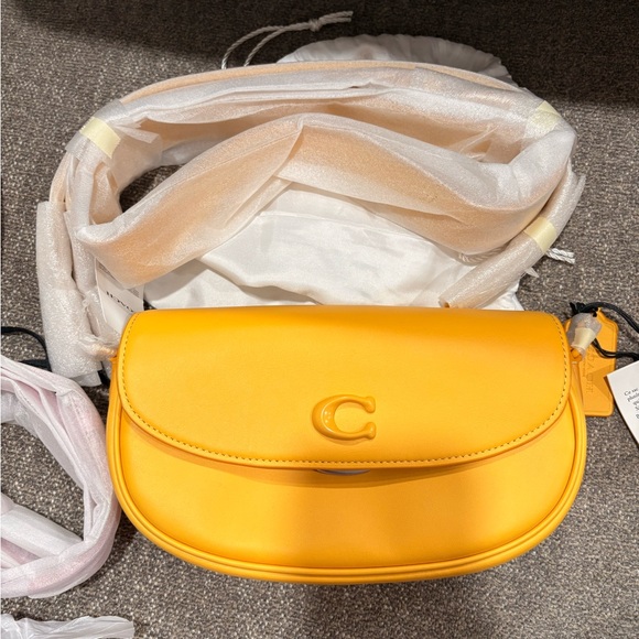 Coach Vibrant Yellow Crossbody Bag
